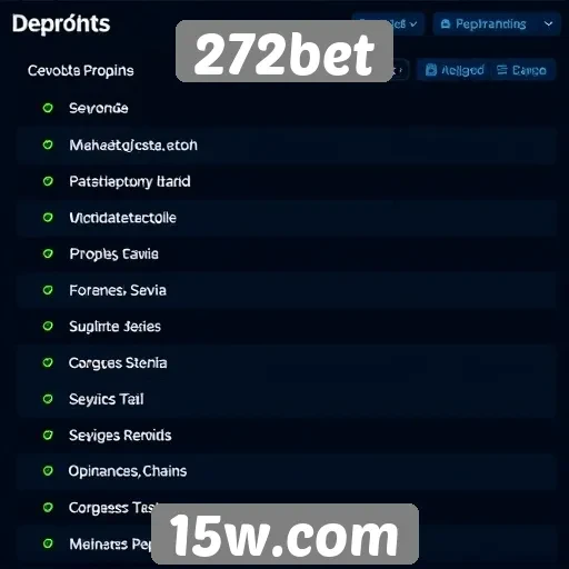 Pagamentos e métodos de depósito no 272bet